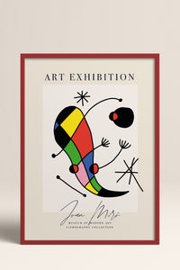 HOMEPACK Ahşap Çerçeveli Tablo Çerçeveli Poster Sanatsal Modern Duvar Dekoru ABSTRACT-19