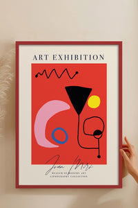 HOMEPACK Ahşap Çerçeveli Tablo Çerçeveli Poster Sanatsal Modern Duvar Dekoru ABSTRACT-20