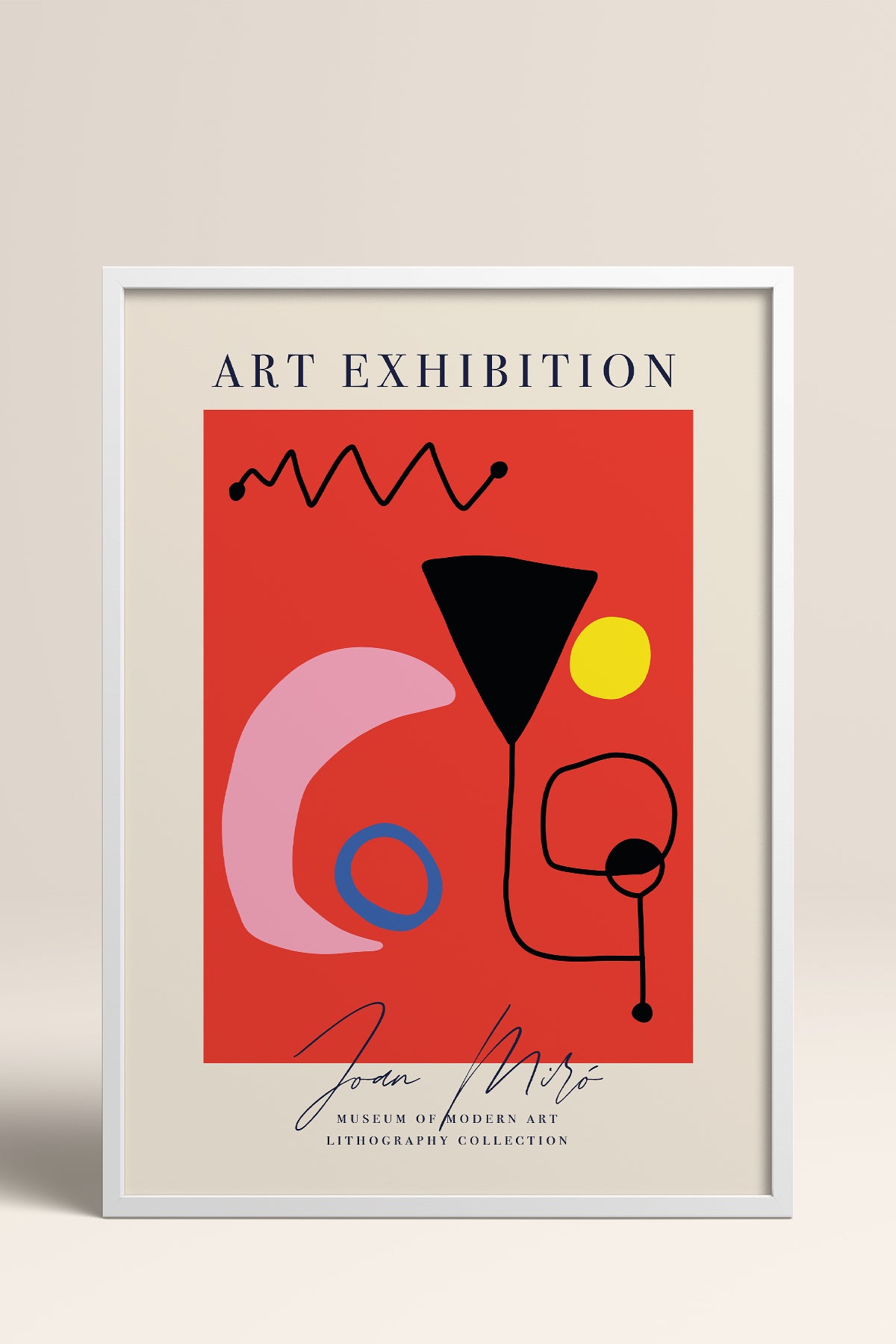 HOMEPACK Ahşap Çerçeveli Tablo Çerçeveli Poster Sanatsal Modern Duvar Dekoru ABSTRACT-20