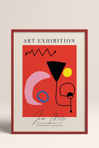 HOMEPACK Ahşap Çerçeveli Tablo Çerçeveli Poster Sanatsal Modern Duvar Dekoru ABSTRACT-20