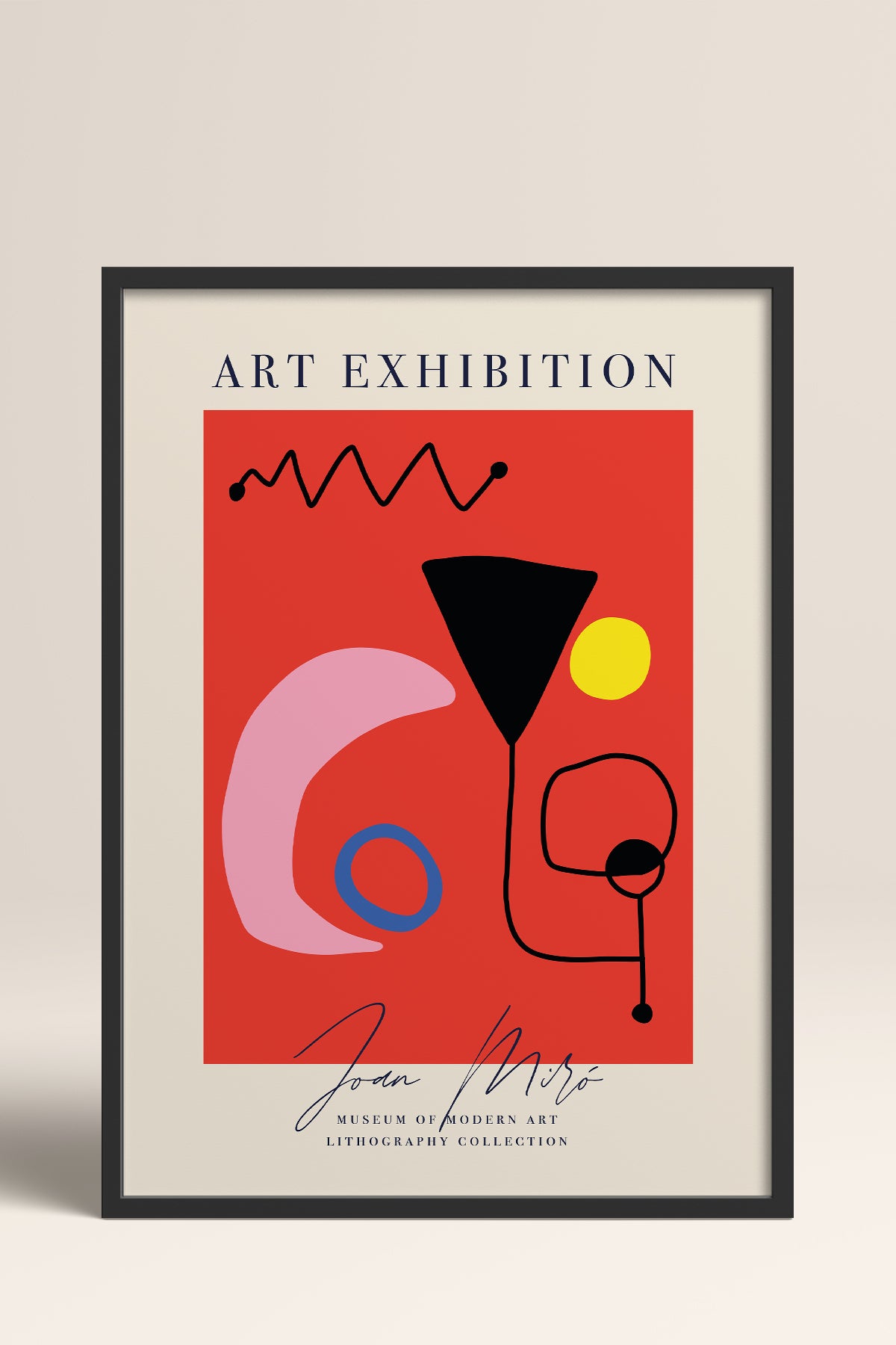 HOMEPACK Ahşap Çerçeveli Tablo Çerçeveli Poster Sanatsal Modern Duvar Dekoru ABSTRACT-20