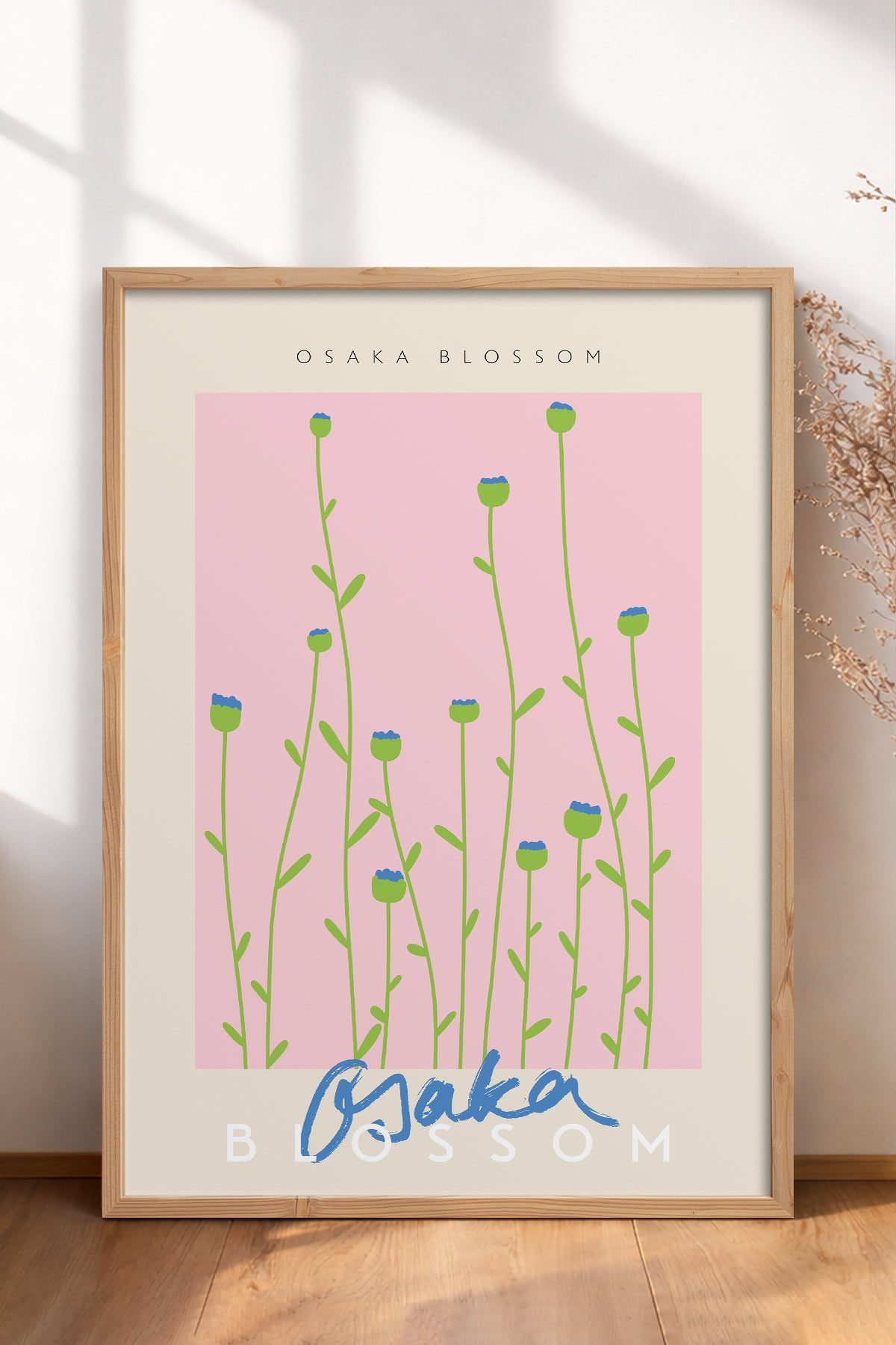 HOMEPACK Ahşap Çerçeveli Tablo Çerçeveli Poster Sanatsal Modern Duvar Dekoru ABSTRACT-22
