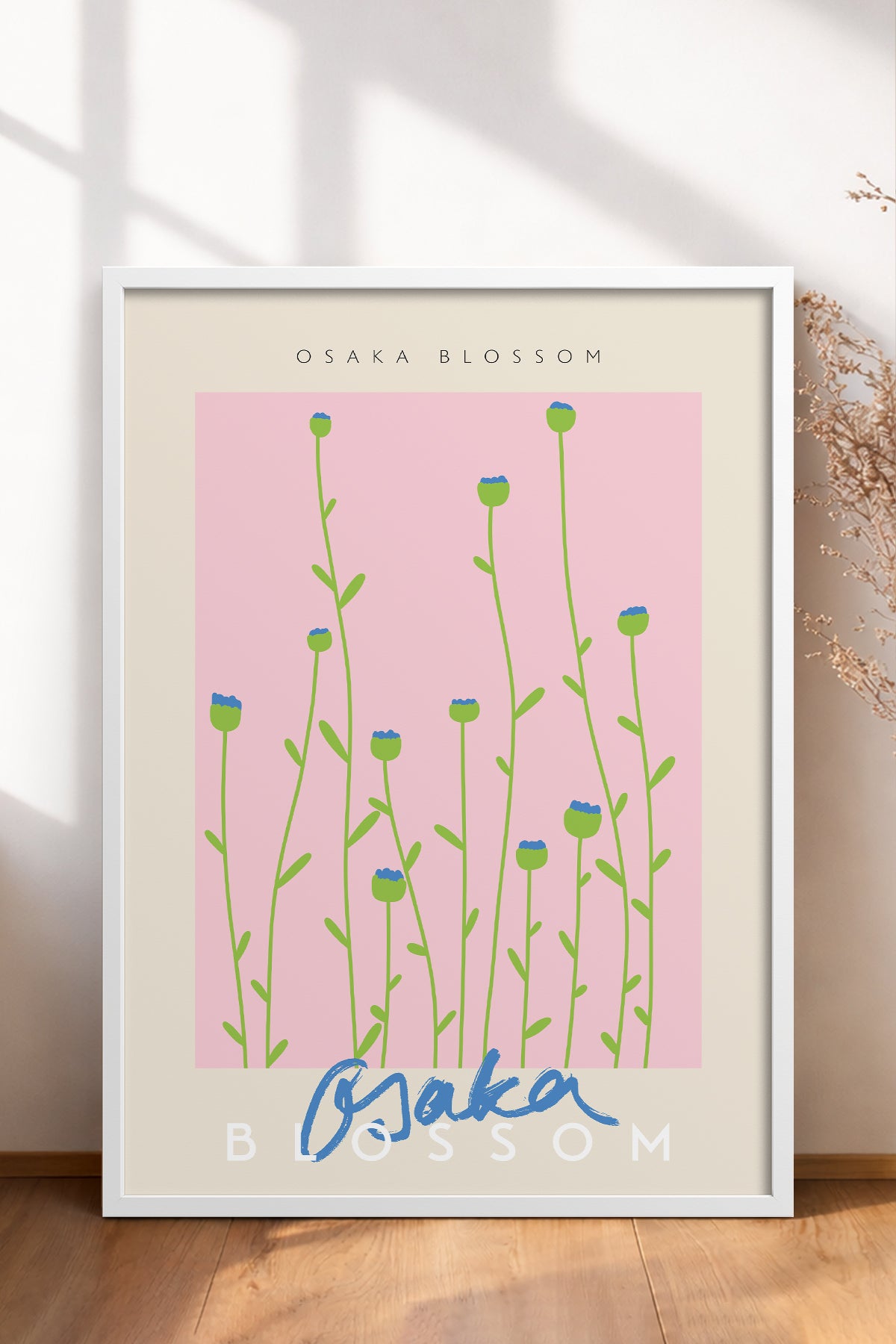 HOMEPACK Ahşap Çerçeveli Tablo Çerçeveli Poster Sanatsal Modern Duvar Dekoru ABSTRACT-22