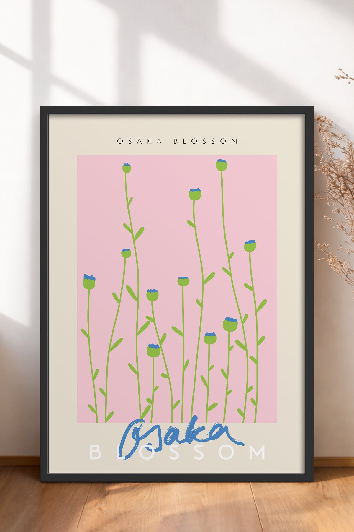 HOMEPACK Ahşap Çerçeveli Tablo Çerçeveli Poster Sanatsal Modern Duvar Dekoru ABSTRACT-22