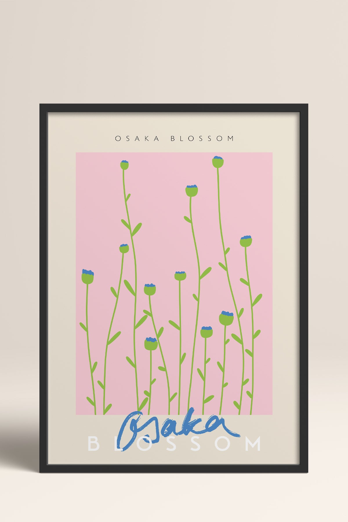 HOMEPACK Ahşap Çerçeveli Tablo Çerçeveli Poster Sanatsal Modern Duvar Dekoru ABSTRACT-22