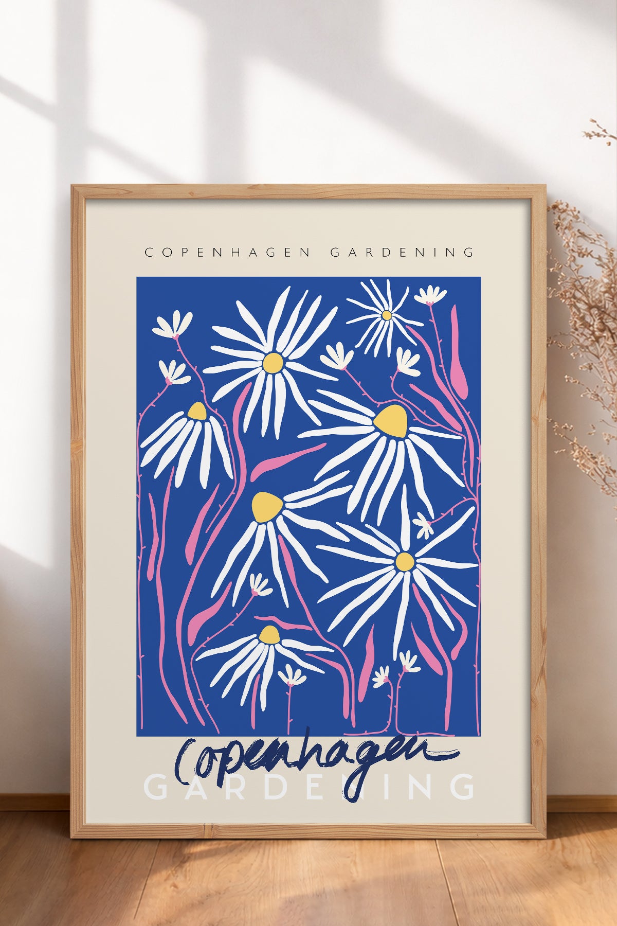 HOMEPACK Ahşap Çerçeveli Tablo Çerçeveli Poster Sanatsal Modern Duvar Dekoru ABSTRACT-24