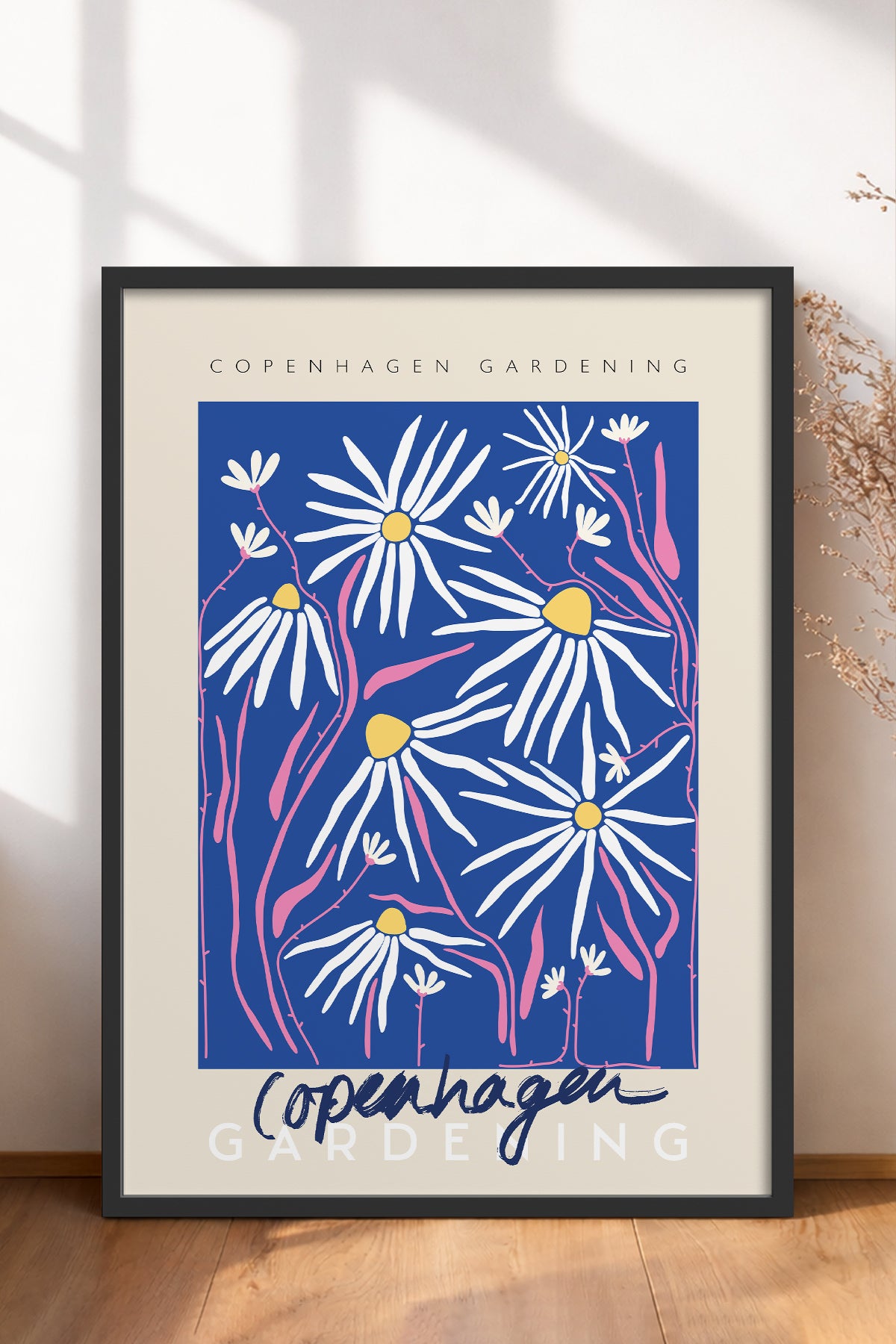 HOMEPACK Ahşap Çerçeveli Tablo Çerçeveli Poster Sanatsal Modern Duvar Dekoru ABSTRACT-24