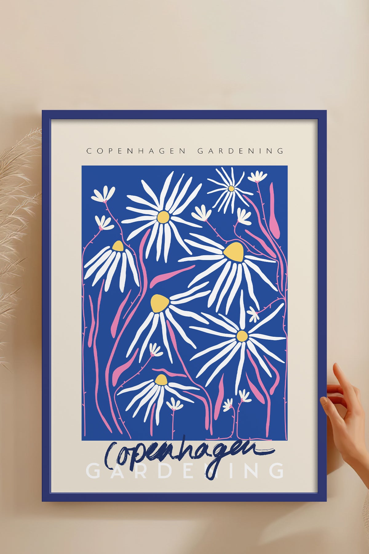 HOMEPACK Ahşap Çerçeveli Tablo Çerçeveli Poster Sanatsal Modern Duvar Dekoru ABSTRACT-24