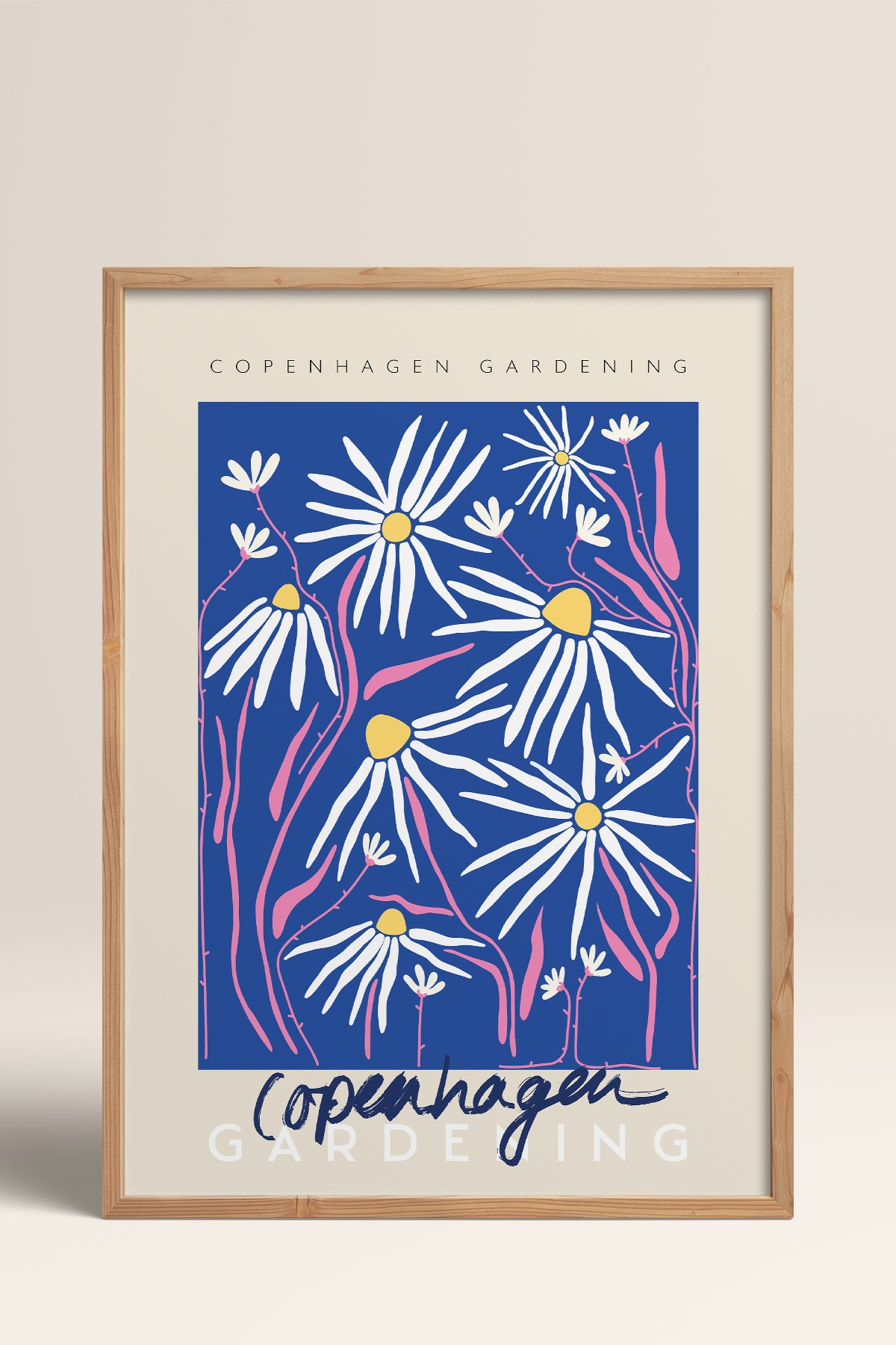 HOMEPACK Ahşap Çerçeveli Tablo Çerçeveli Poster Sanatsal Modern Duvar Dekoru ABSTRACT-24