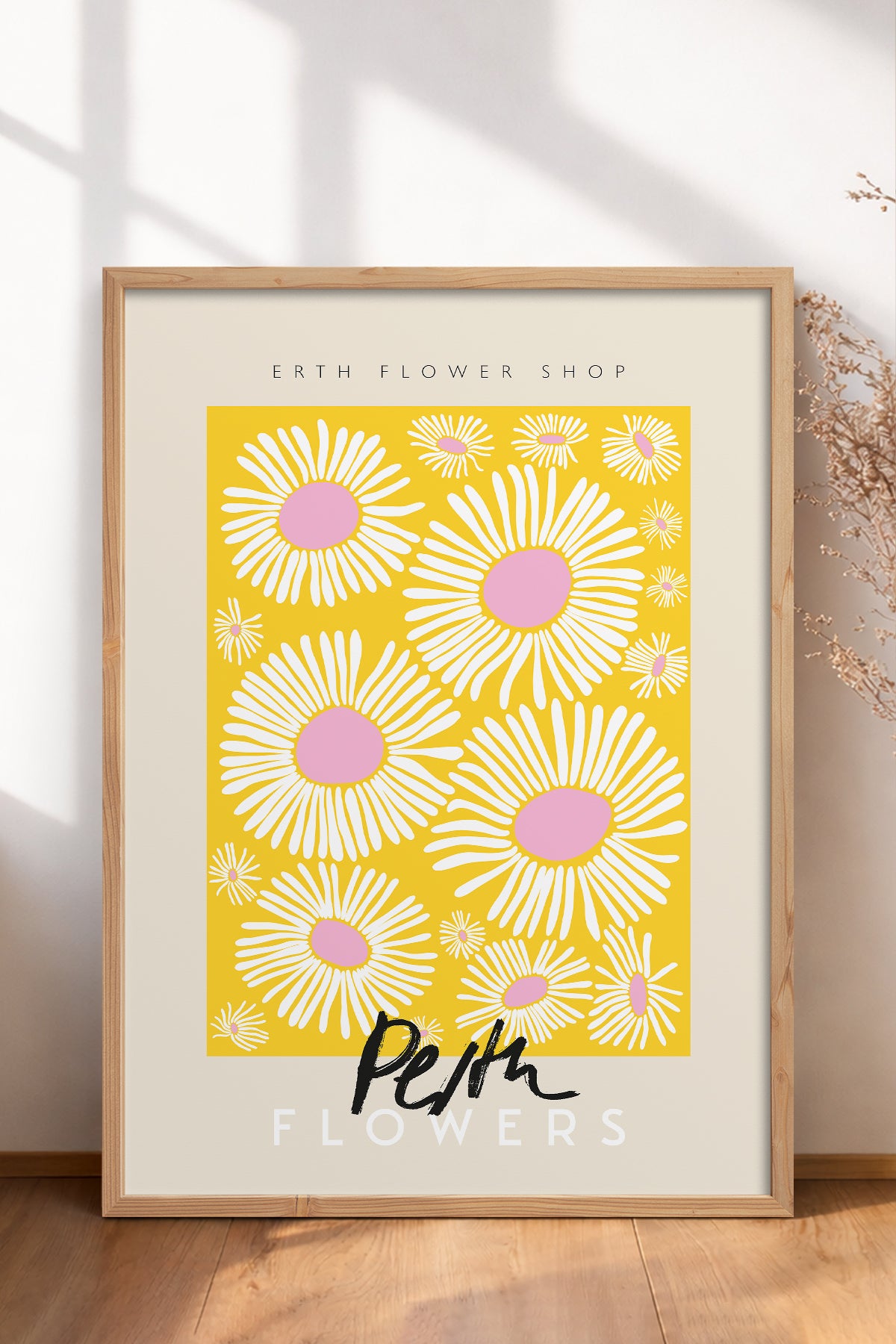 HOMEPACK Ahşap Çerçeveli Tablo Çerçeveli Poster Sanatsal Modern Duvar Dekoru ABSTRACT-27