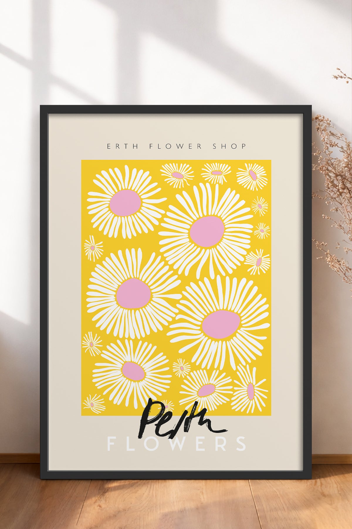 HOMEPACK Ahşap Çerçeveli Tablo Çerçeveli Poster Sanatsal Modern Duvar Dekoru ABSTRACT-27
