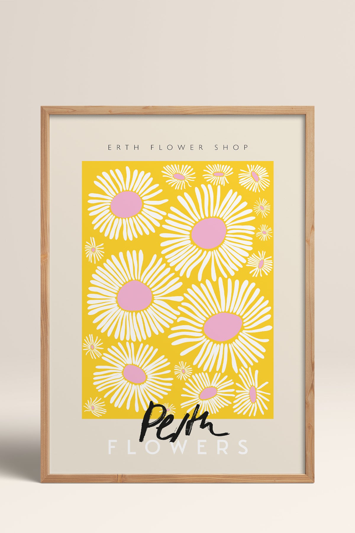 HOMEPACK Ahşap Çerçeveli Tablo Çerçeveli Poster Sanatsal Modern Duvar Dekoru ABSTRACT-27