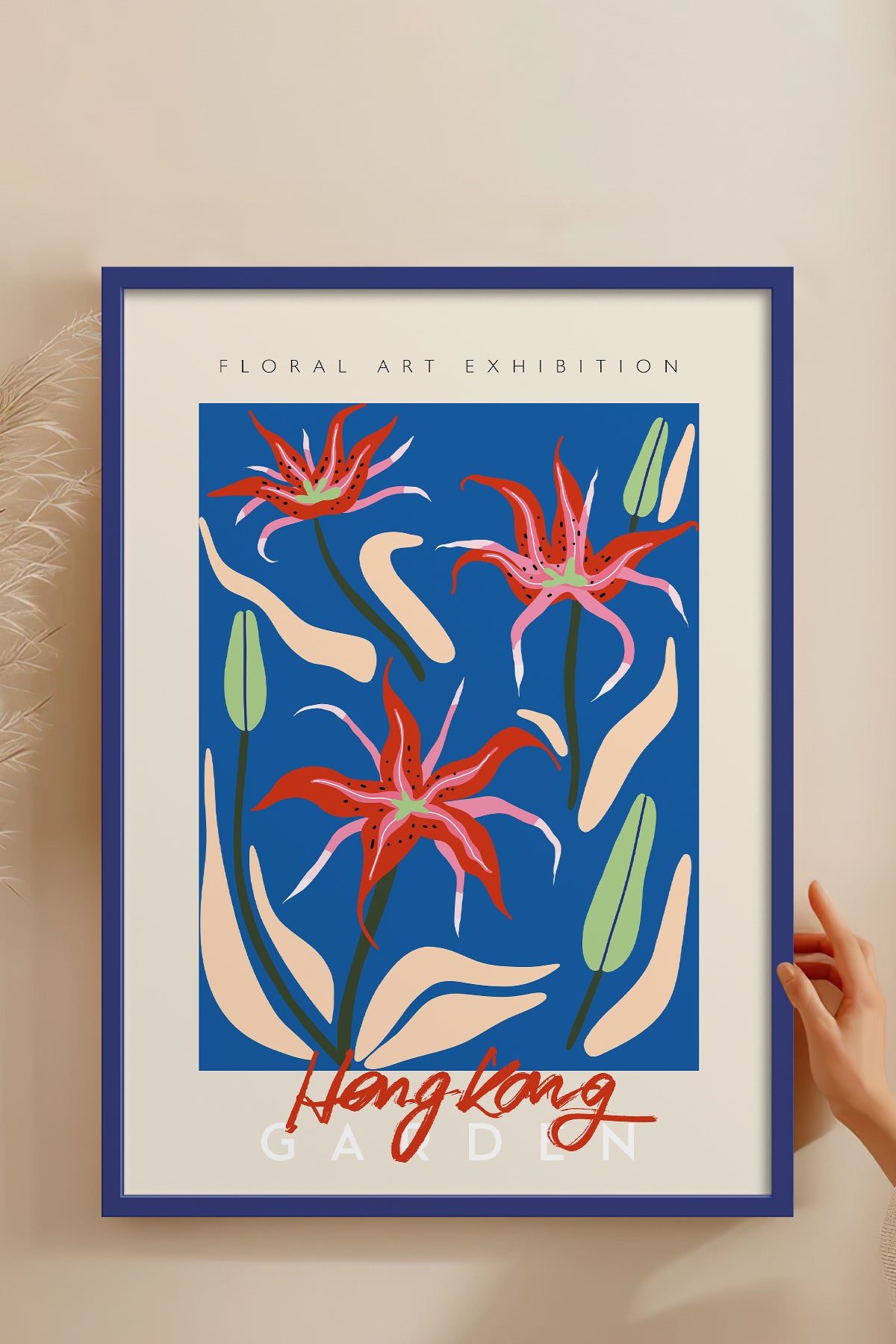 HOMEPACK Ahşap Çerçeveli Tablo Çerçeveli Poster Sanatsal Modern Duvar Dekoru ABSTRACT-31