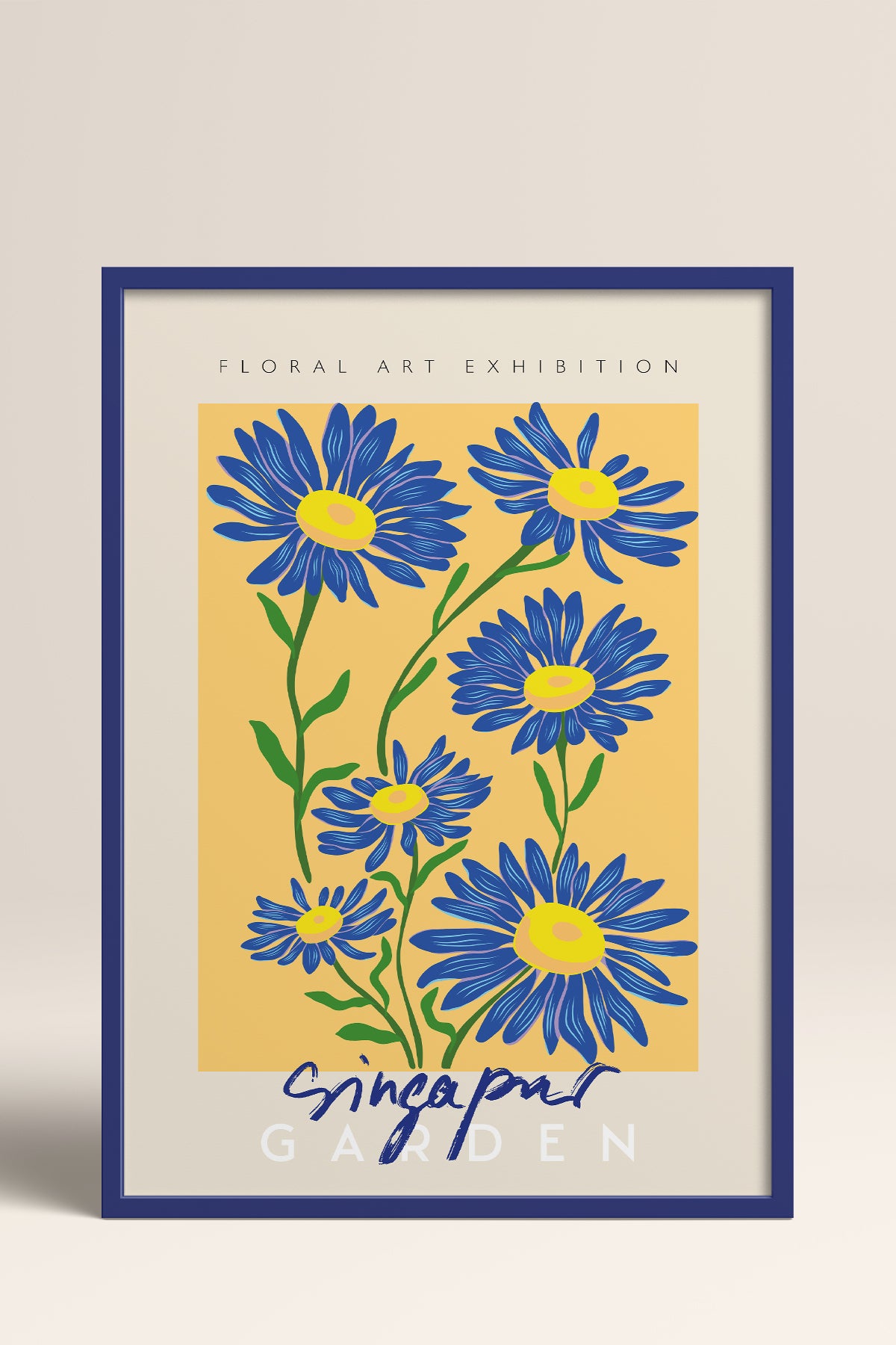 HOMEPACK Ahşap Çerçeveli Tablo Çerçeveli Poster Sanatsal Modern Duvar Dekoru ABSTRACT-32