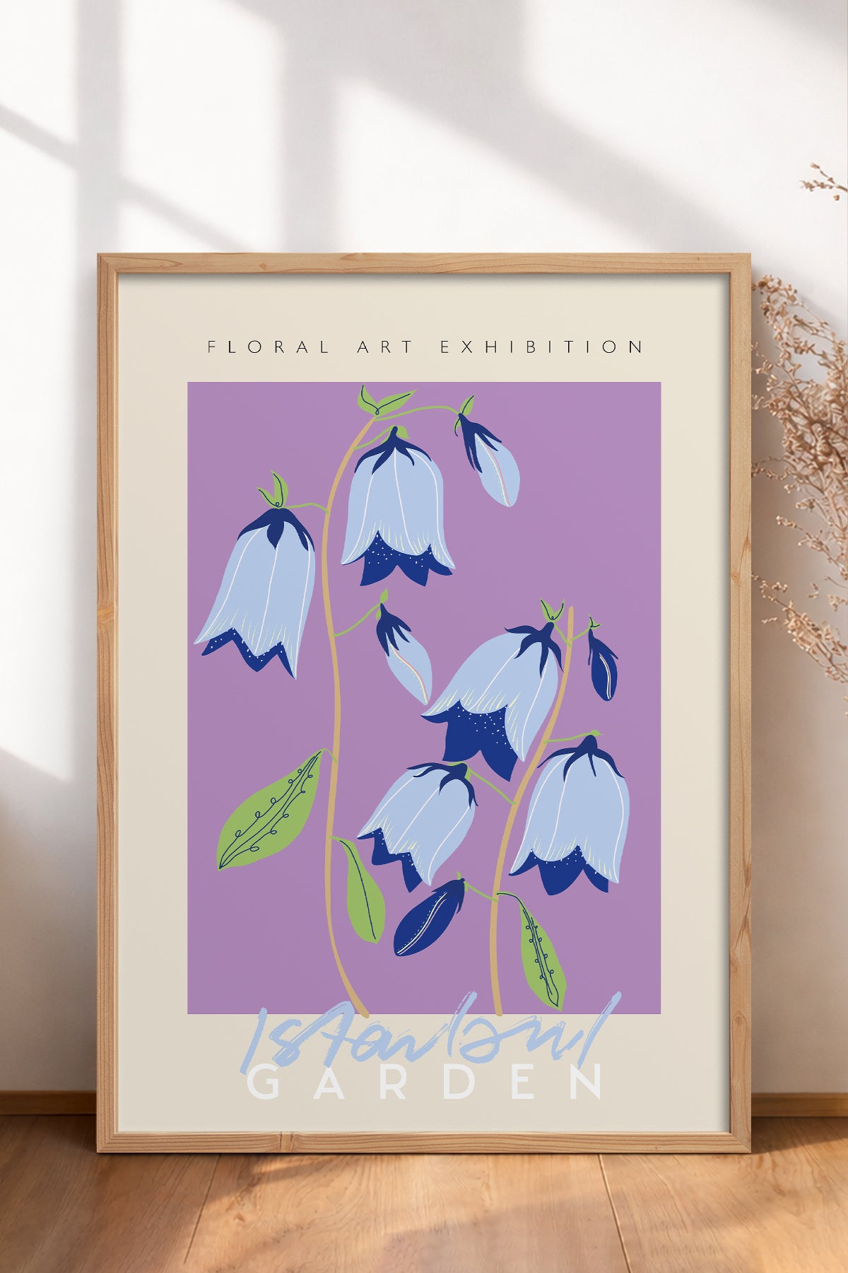HOMEPACK Ahşap Çerçeveli Tablo Çerçeveli Poster Sanatsal Modern Duvar Dekoru ABSTRACT-33