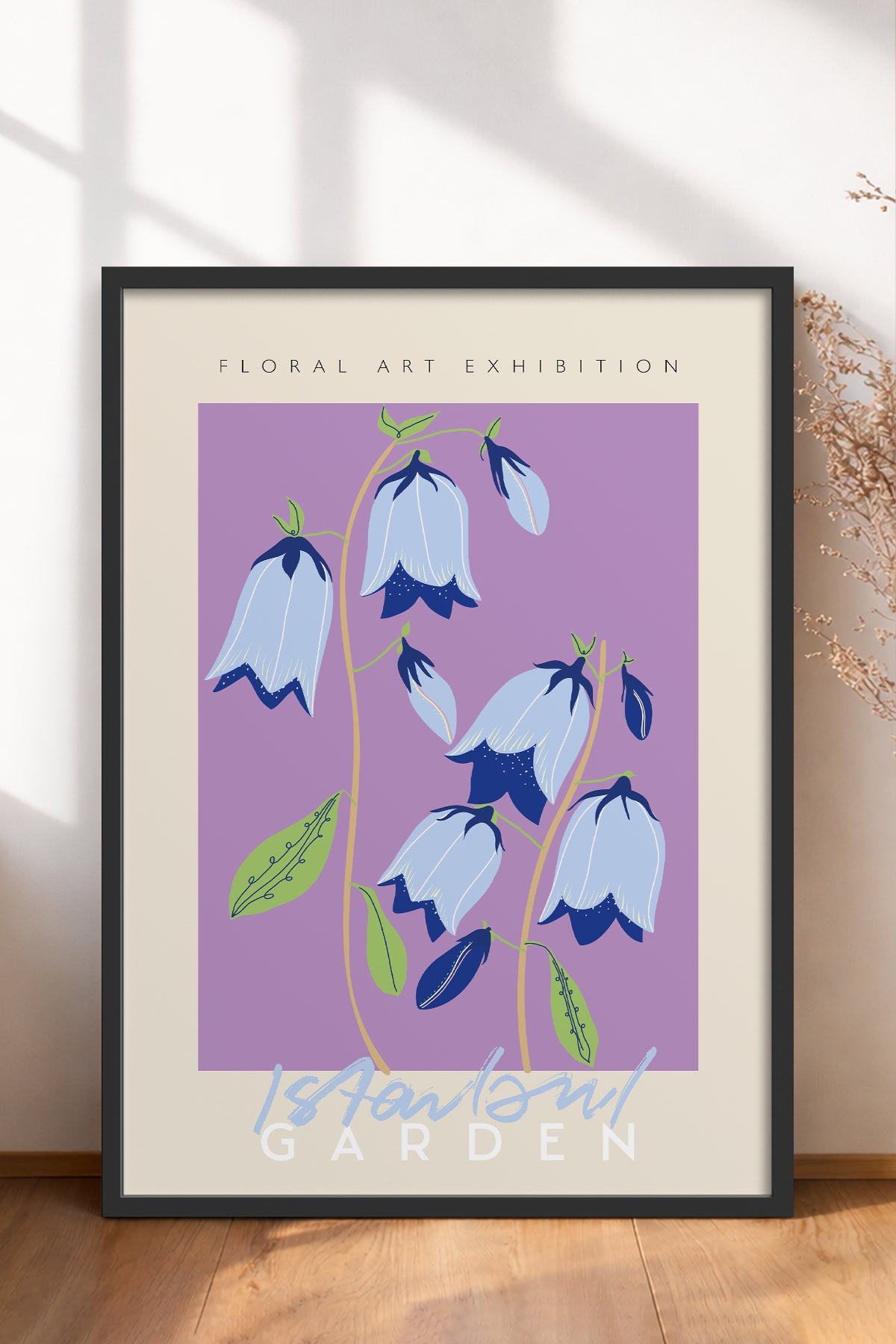 HOMEPACK Ahşap Çerçeveli Tablo Çerçeveli Poster Sanatsal Modern Duvar Dekoru ABSTRACT-33