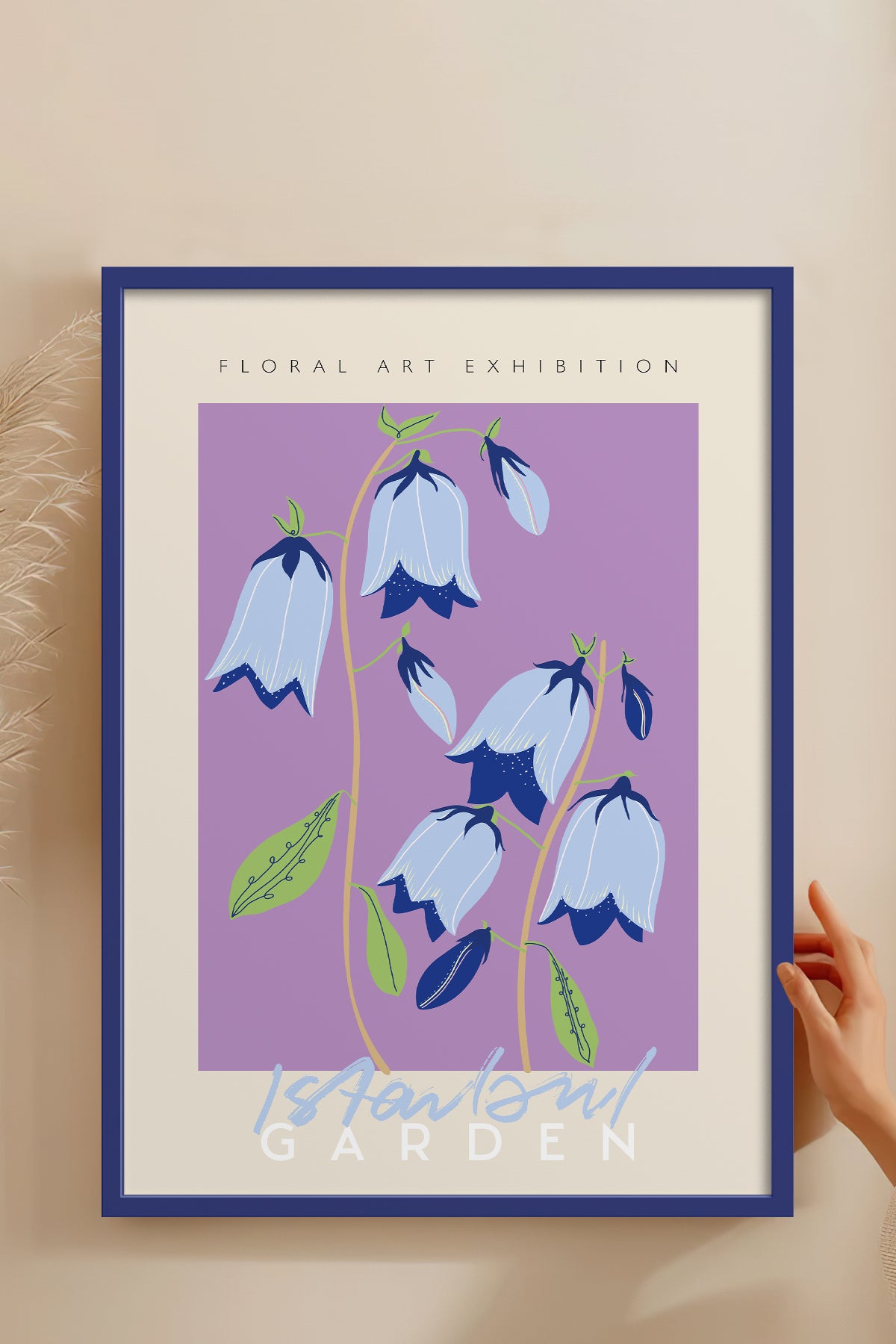 HOMEPACK Ahşap Çerçeveli Tablo Çerçeveli Poster Sanatsal Modern Duvar Dekoru ABSTRACT-33
