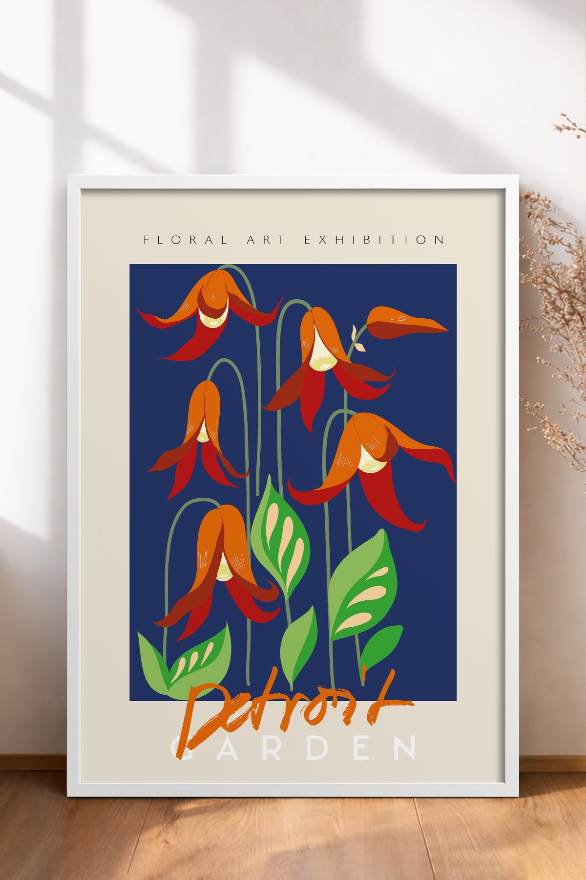 HOMEPACK Ahşap Çerçeveli Tablo Çerçeveli Poster Sanatsal Modern Duvar Dekoru ABSTRACT-34