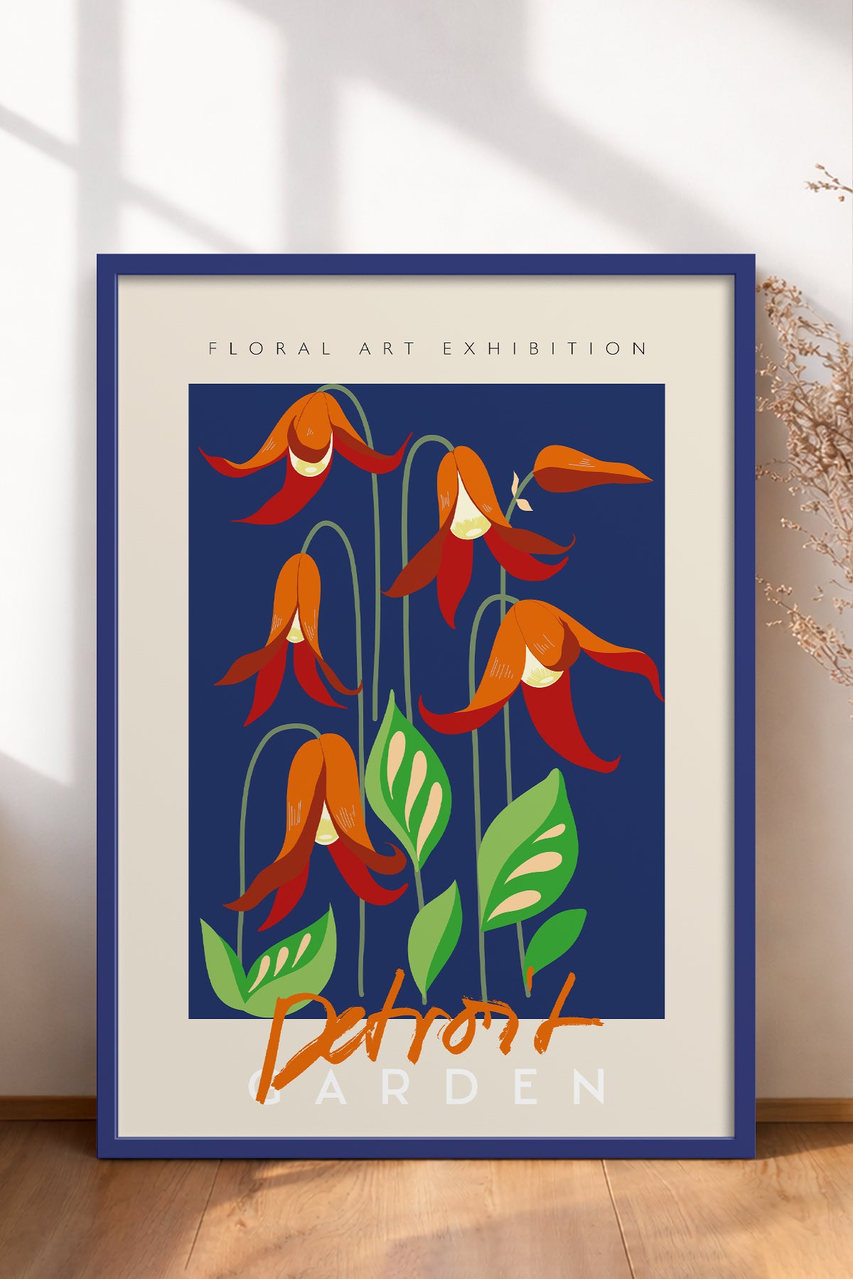HOMEPACK Ahşap Çerçeveli Tablo Çerçeveli Poster Sanatsal Modern Duvar Dekoru ABSTRACT-34