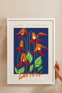 HOMEPACK Ahşap Çerçeveli Tablo Çerçeveli Poster Sanatsal Modern Duvar Dekoru ABSTRACT-34