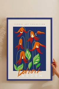 HOMEPACK Ahşap Çerçeveli Tablo Çerçeveli Poster Sanatsal Modern Duvar Dekoru ABSTRACT-34