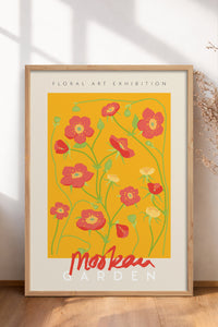 HOMEPACK Ahşap Çerçeveli Tablo Çerçeveli Poster Sanatsal Modern Duvar Dekoru ABSTRACT-35