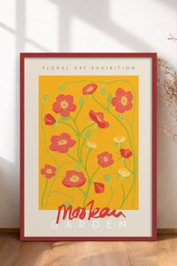 HOMEPACK Ahşap Çerçeveli Tablo Çerçeveli Poster Sanatsal Modern Duvar Dekoru ABSTRACT-35