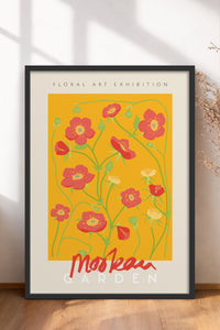 HOMEPACK Ahşap Çerçeveli Tablo Çerçeveli Poster Sanatsal Modern Duvar Dekoru ABSTRACT-35
