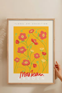 HOMEPACK Ahşap Çerçeveli Tablo Çerçeveli Poster Sanatsal Modern Duvar Dekoru ABSTRACT-35