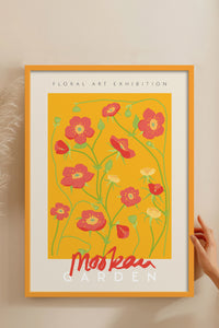HOMEPACK Ahşap Çerçeveli Tablo Çerçeveli Poster Sanatsal Modern Duvar Dekoru ABSTRACT-35