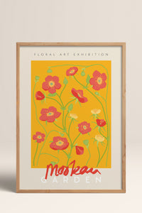 HOMEPACK Ahşap Çerçeveli Tablo Çerçeveli Poster Sanatsal Modern Duvar Dekoru ABSTRACT-35