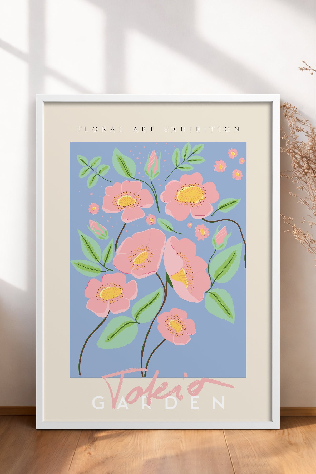 HOMEPACK Ahşap Çerçeveli Tablo Çerçeveli Poster Sanatsal Modern Duvar Dekoru ABSTRACT-36