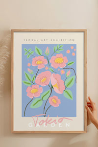 HOMEPACK Ahşap Çerçeveli Tablo Çerçeveli Poster Sanatsal Modern Duvar Dekoru ABSTRACT-36