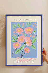 HOMEPACK Ahşap Çerçeveli Tablo Çerçeveli Poster Sanatsal Modern Duvar Dekoru ABSTRACT-36