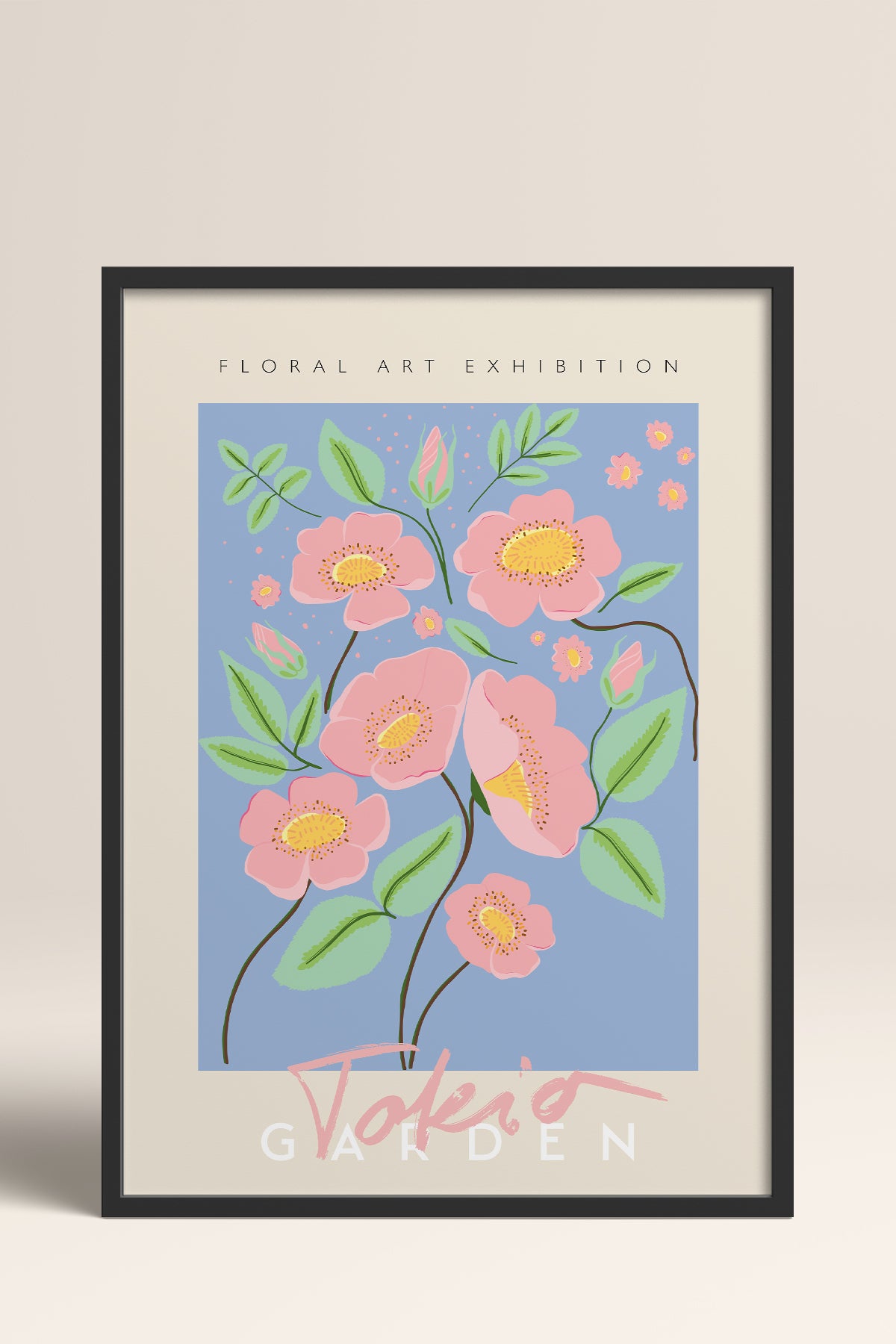 HOMEPACK Ahşap Çerçeveli Tablo Çerçeveli Poster Sanatsal Modern Duvar Dekoru ABSTRACT-36