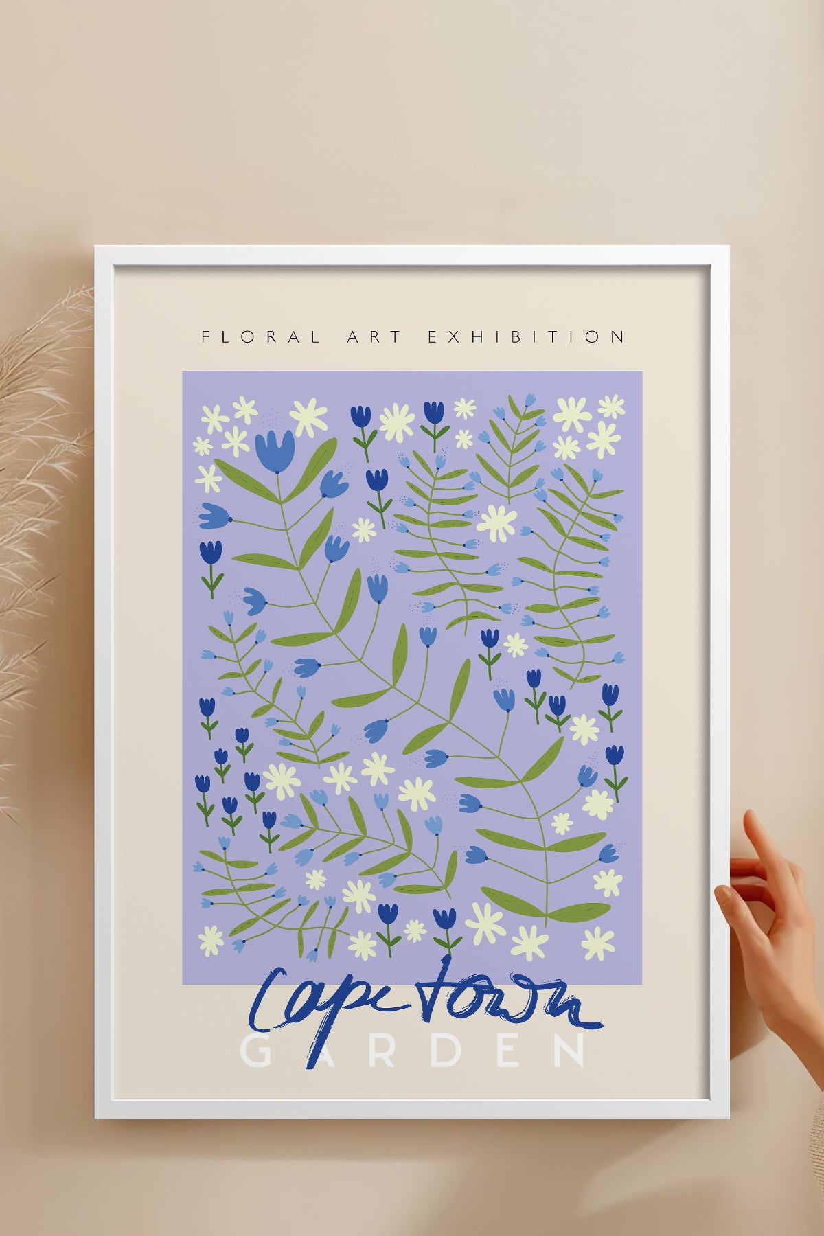 HOMEPACK Ahşap Çerçeveli Tablo Çerçeveli Poster Sanatsal Modern Duvar Dekoru ABSTRACT-40
