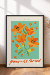 HOMEPACK Ahşap Çerçeveli Tablo Çerçeveli Poster Sanatsal Modern Duvar Dekoru ABSTRACT-43