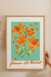 HOMEPACK Ahşap Çerçeveli Tablo Çerçeveli Poster Sanatsal Modern Duvar Dekoru ABSTRACT-43