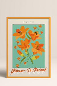 HOMEPACK Ahşap Çerçeveli Tablo Çerçeveli Poster Sanatsal Modern Duvar Dekoru ABSTRACT-43