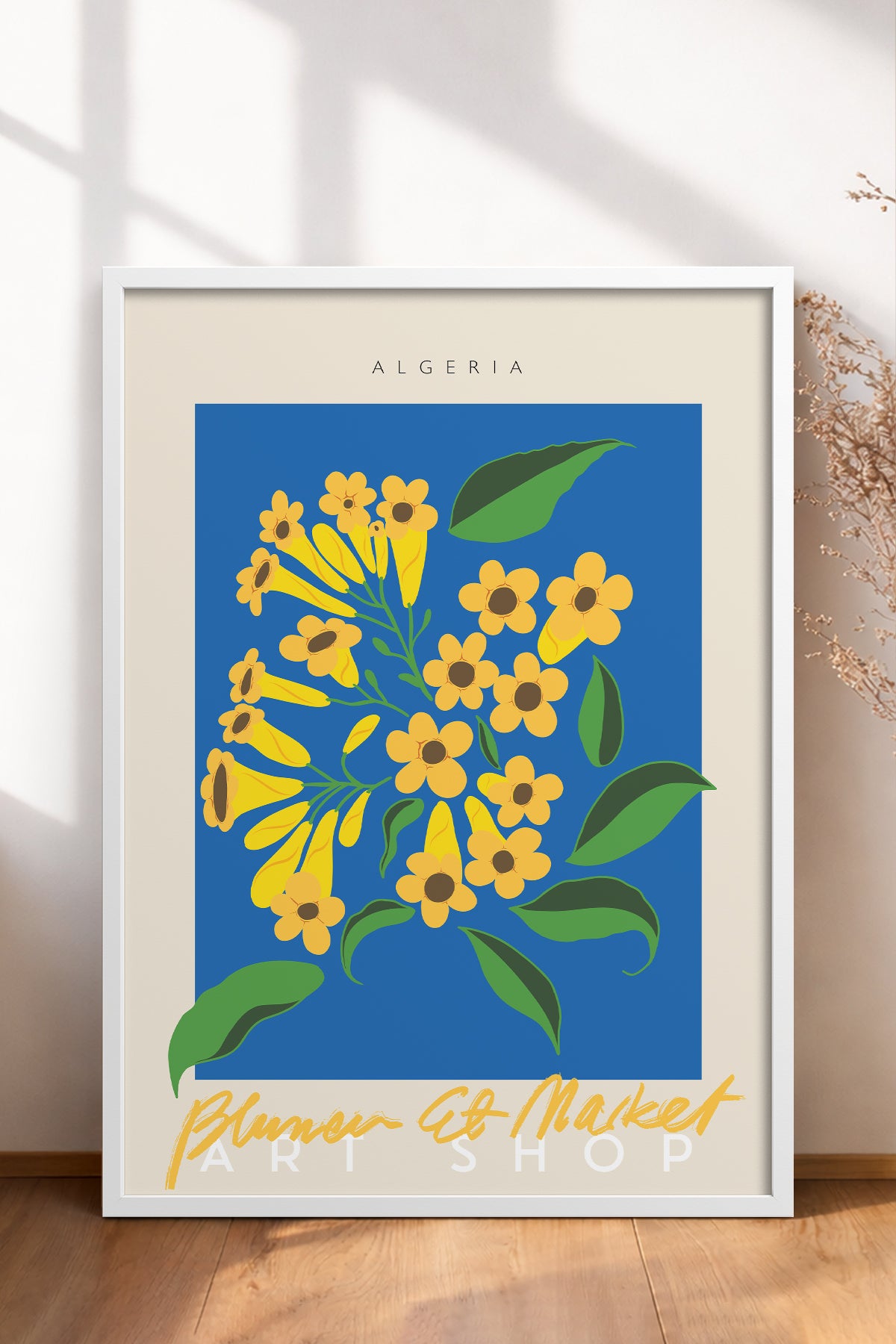 HOMEPACK Ahşap Çerçeveli Tablo Çerçeveli Poster Sanatsal Modern Duvar Dekoru ABSTRACT-45