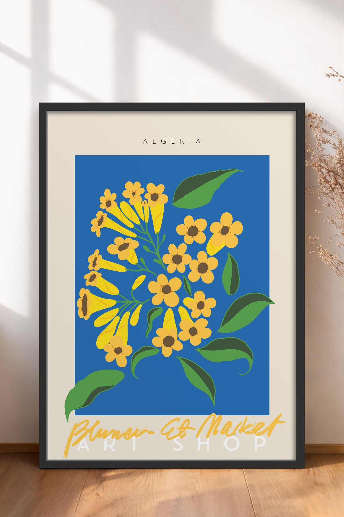 HOMEPACK Ahşap Çerçeveli Tablo Çerçeveli Poster Sanatsal Modern Duvar Dekoru ABSTRACT-45
