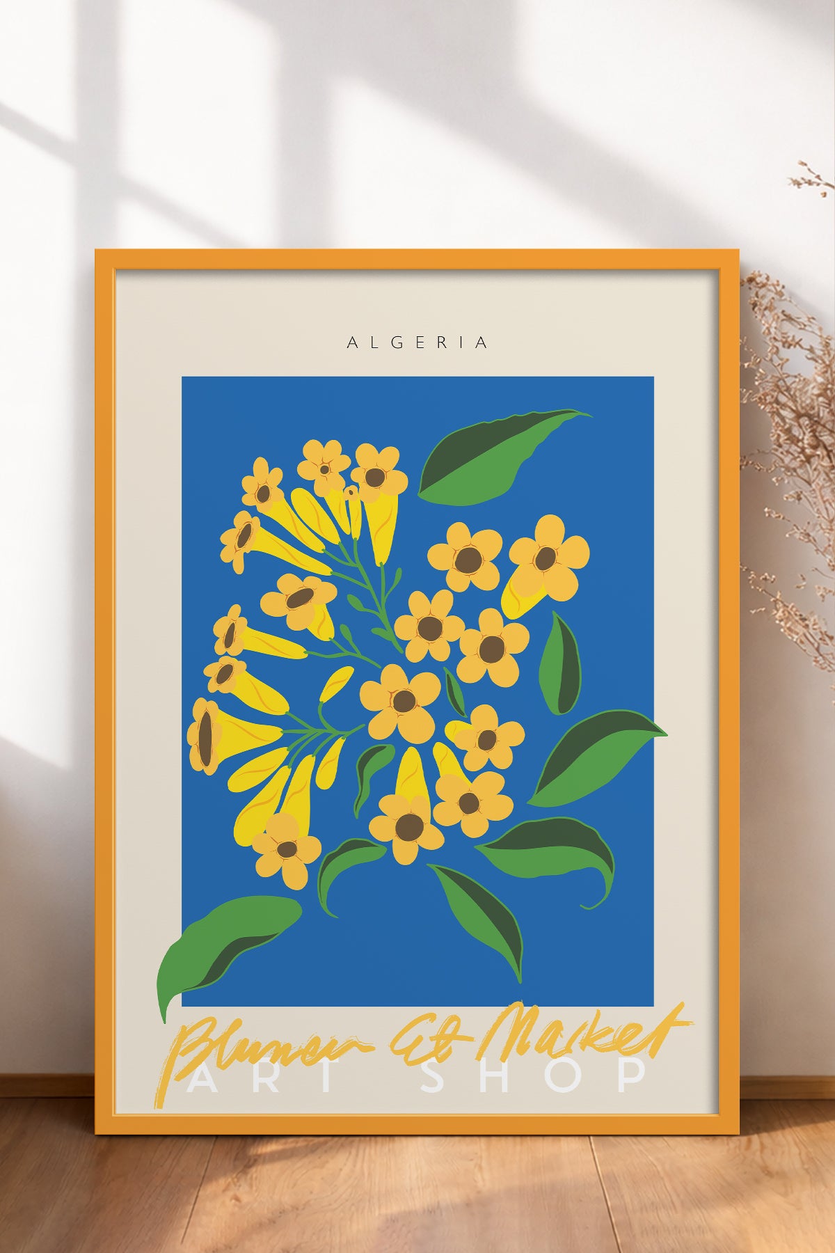 HOMEPACK Ahşap Çerçeveli Tablo Çerçeveli Poster Sanatsal Modern Duvar Dekoru ABSTRACT-45