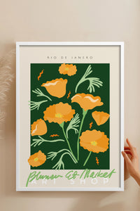 HOMEPACK Ahşap Çerçeveli Tablo Çerçeveli Poster Sanatsal Modern Duvar Dekoru ABSTRACT-46