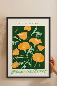 HOMEPACK Ahşap Çerçeveli Tablo Çerçeveli Poster Sanatsal Modern Duvar Dekoru ABSTRACT-46