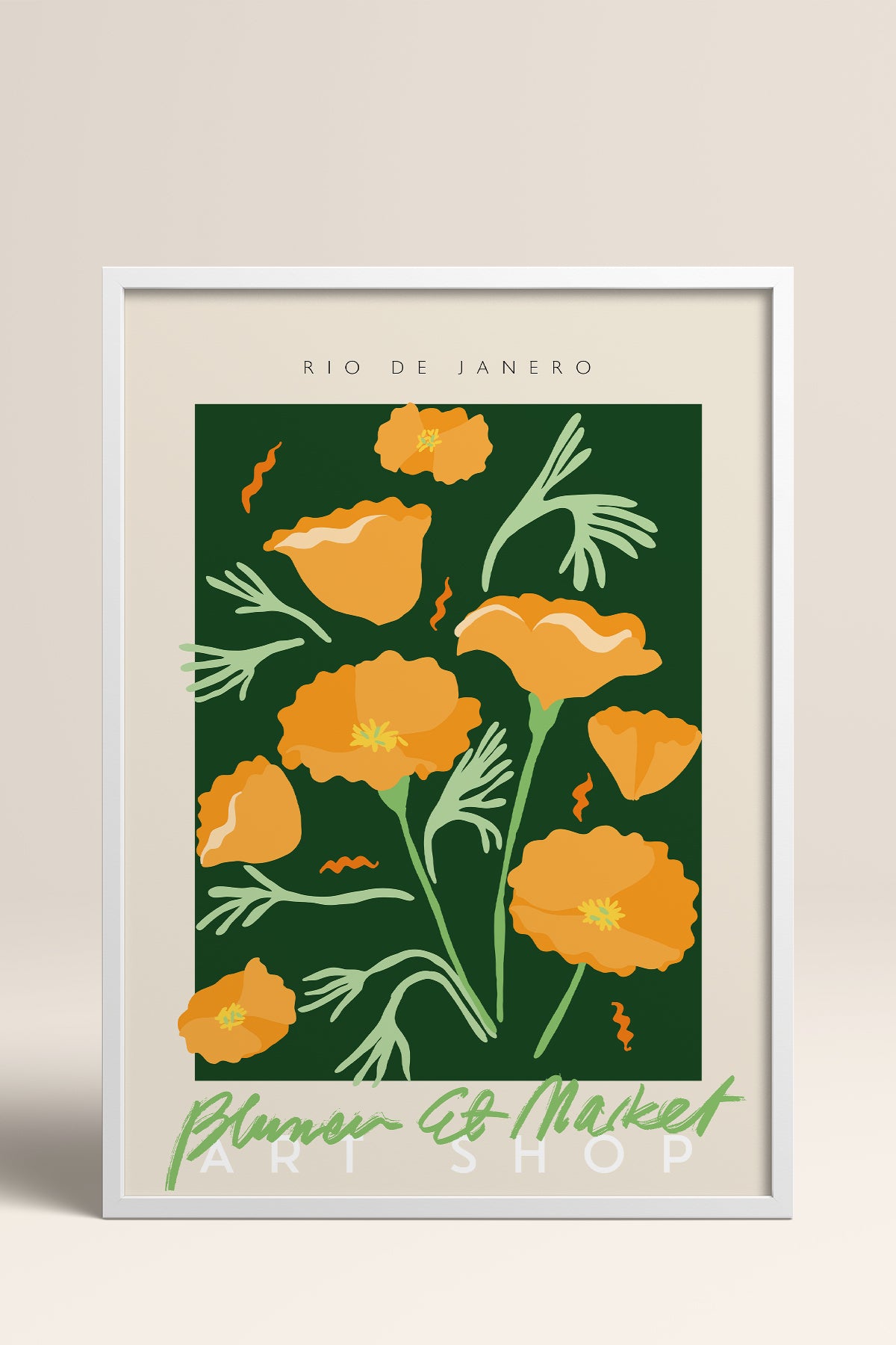 HOMEPACK Ahşap Çerçeveli Tablo Çerçeveli Poster Sanatsal Modern Duvar Dekoru ABSTRACT-46