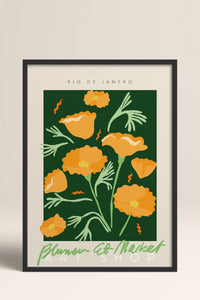 HOMEPACK Ahşap Çerçeveli Tablo Çerçeveli Poster Sanatsal Modern Duvar Dekoru ABSTRACT-46