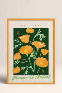 HOMEPACK Ahşap Çerçeveli Tablo Çerçeveli Poster Sanatsal Modern Duvar Dekoru ABSTRACT-46