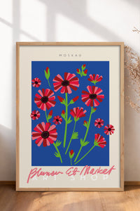 HOMEPACK Ahşap Çerçeveli Tablo Çerçeveli Poster Sanatsal Modern Duvar Dekoru ABSTRACT-47