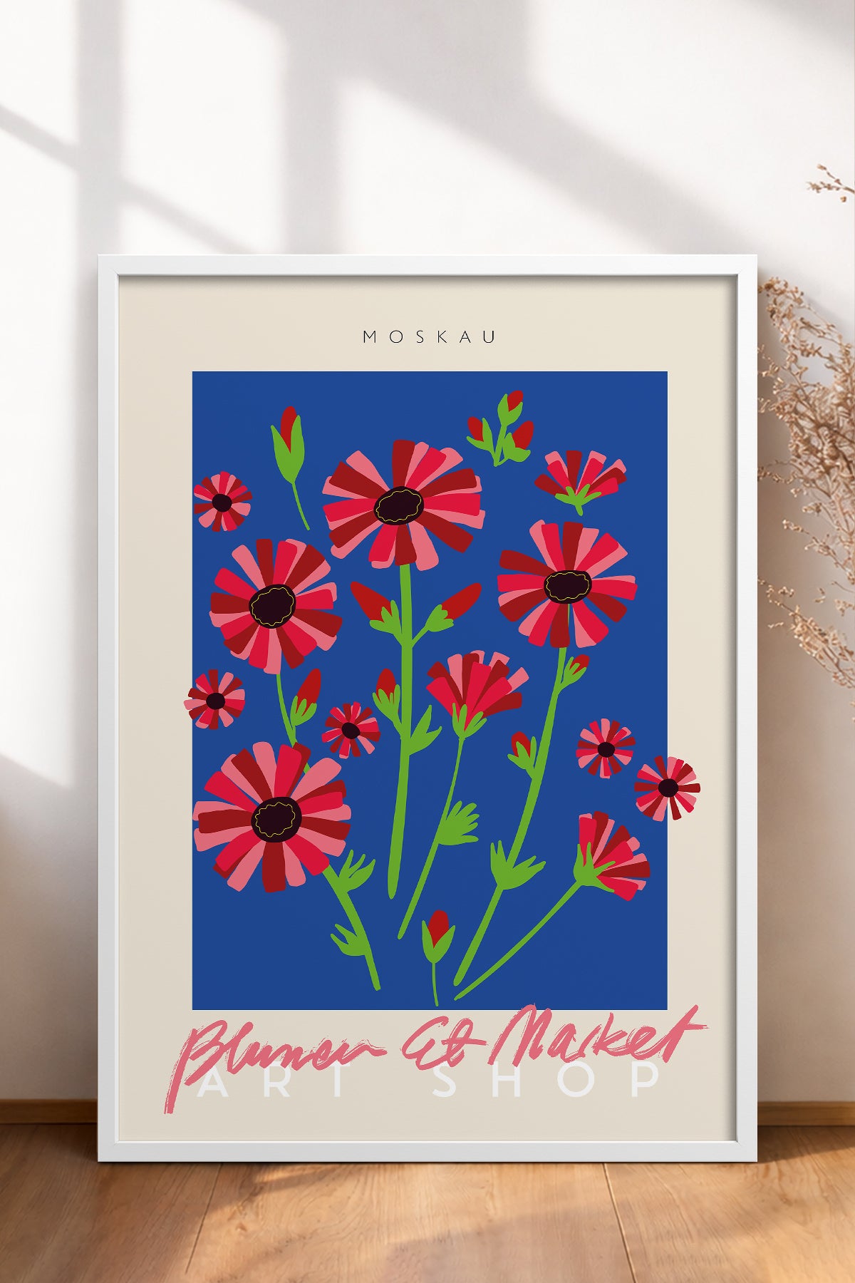 HOMEPACK Ahşap Çerçeveli Tablo Çerçeveli Poster Sanatsal Modern Duvar Dekoru ABSTRACT-47