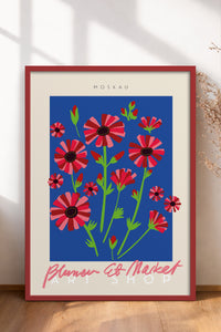 HOMEPACK Ahşap Çerçeveli Tablo Çerçeveli Poster Sanatsal Modern Duvar Dekoru ABSTRACT-47